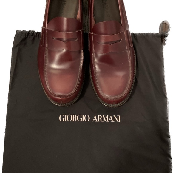 Giorgio Armani Men’s Leather Loafer (Size 8) - Picture 5 of 10